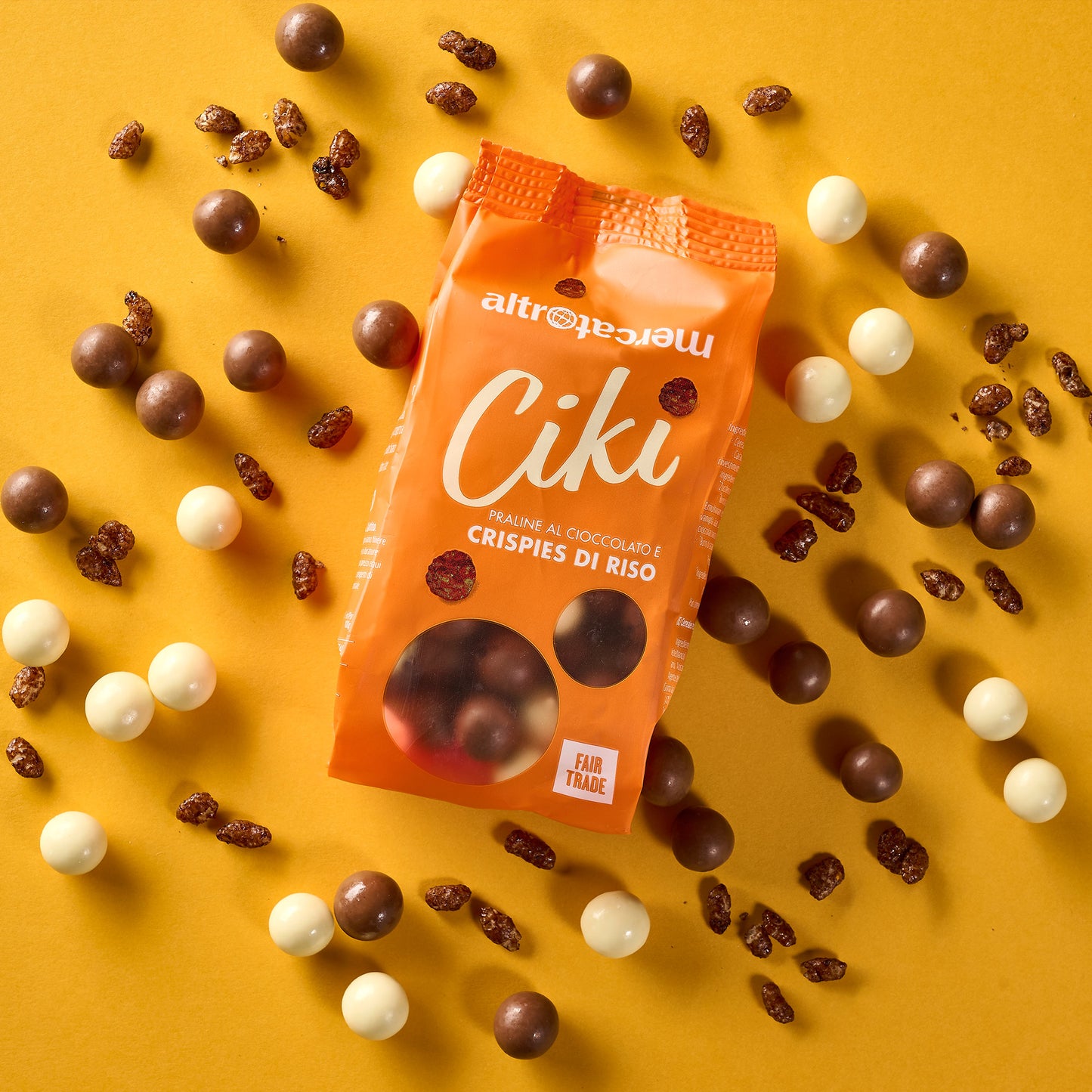 CIKI DRAGEES DI RISO RICOPERTI AL CIOCCOLATO | COD. 22 | 100 g