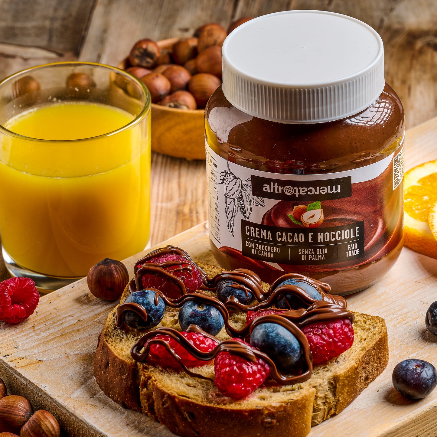 CREMA SPALMABILE CAJITA CACAO E NOCCIOLE | 400 g | COD 728