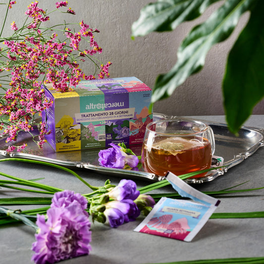 TRATTAMENTO 28 GIORNI-4 TISANE FUNZIONALI | COD 7239 | 28 FILTRI