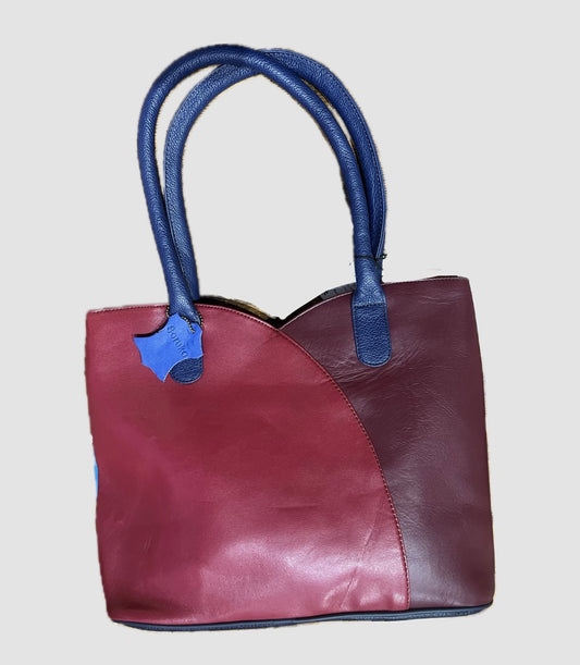 Borsa Valeria a spalla Soruka in pelle recuperata | Vari colori | Artigianato indiano - retro