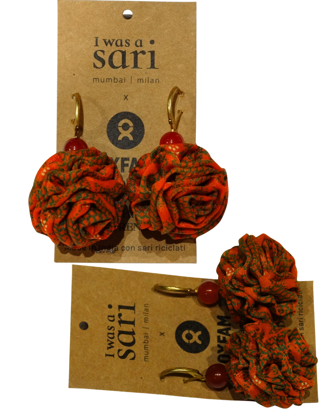 ORECCHINO SARI RUFFLE PENDENTE | COD 189