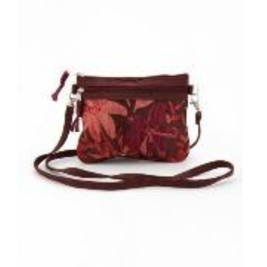 Borsa Mini due Tasche Colori della Terra | Artigianato Vietnamita Craftbeauty
