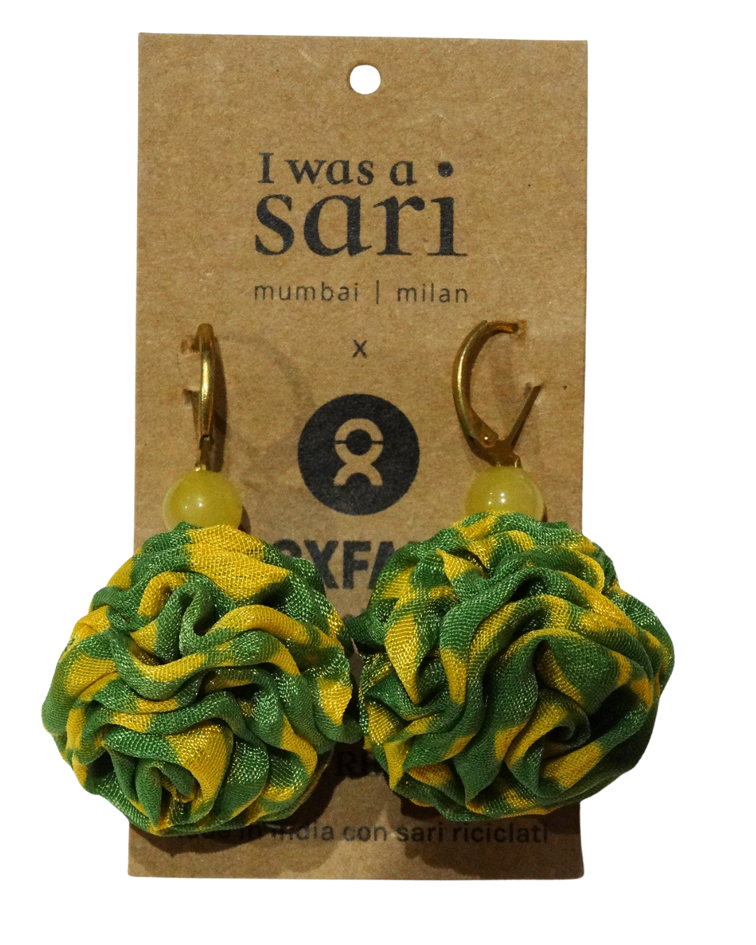 ORECCHINO SARI RUFFLE PENDENTE | COD 189
