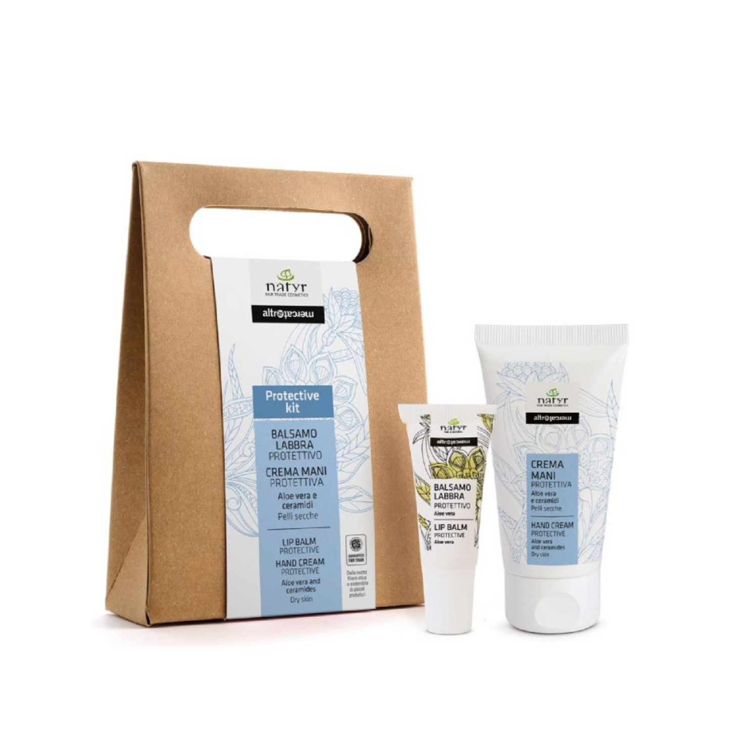 COFANETTO MANI E LABBRA ALOE VERA E CERAMIDI | COD.7929