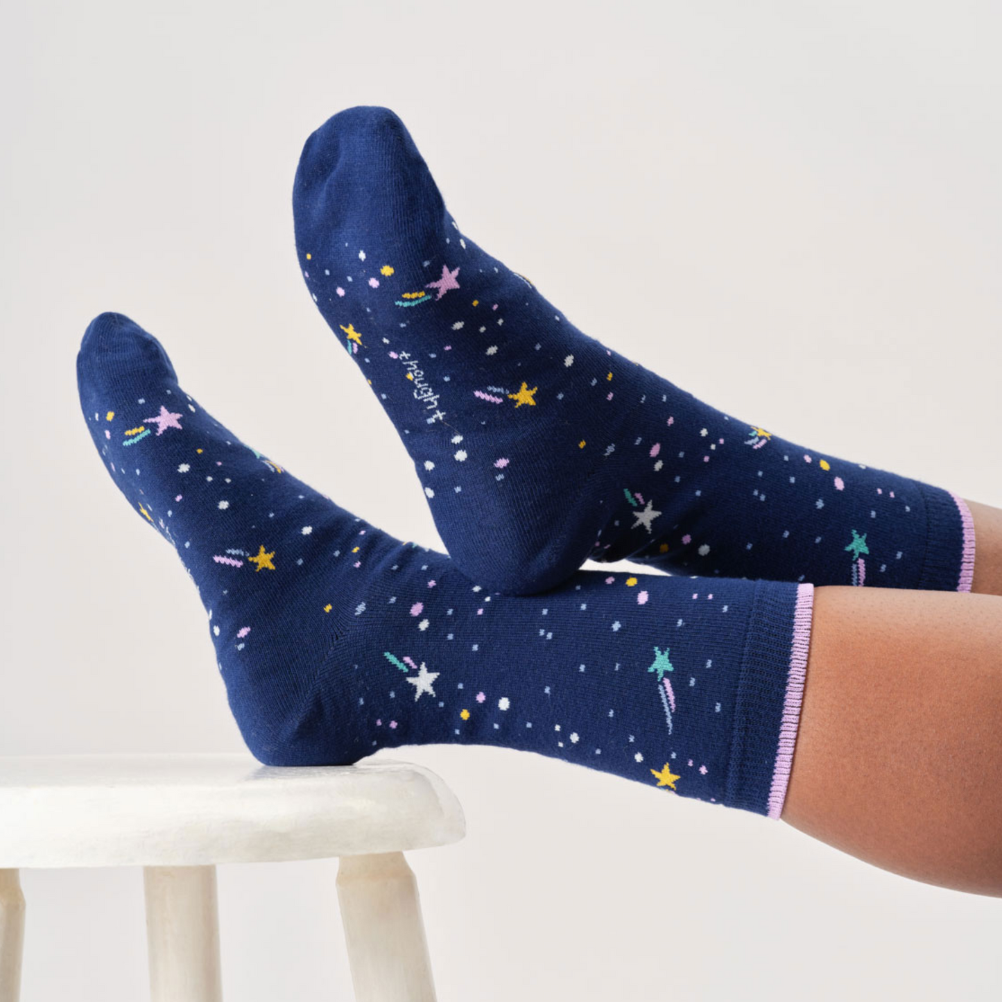 CALZINI DONNA STRAS-MOONS MIDNIGHT BLUE STARS THOUGTH| COD 7491