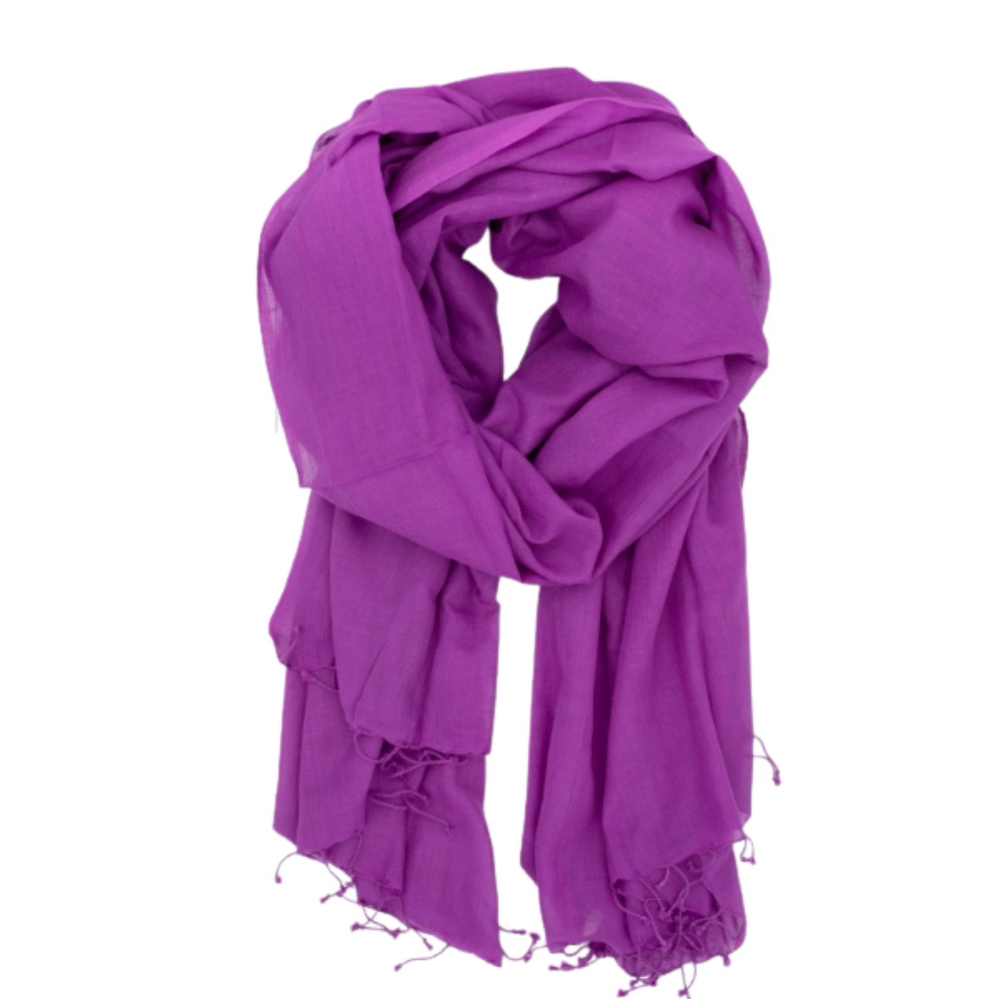 stola in cotone color viola collezione OnEarth Equomercato. Artigianato equosoldiale India