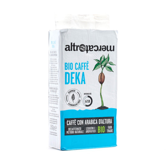 CAFFÈ 100% ARABICA DECAFFEINATO MACINATO BIO | COD. 437 | 250 g