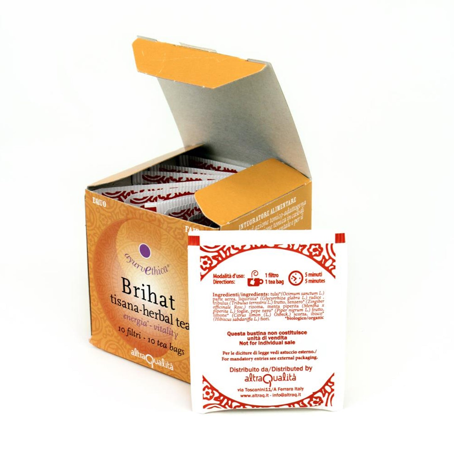 BRIHAT TISANA AYURVETHICA RINVIGORENTE IN BUSTINE | COD. AL0050032 | 10 filtri