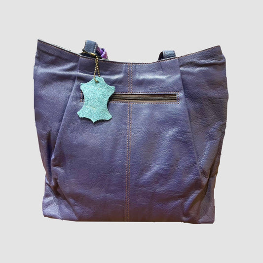 Borsa a spalla in pelle recuperata Celin Soruka