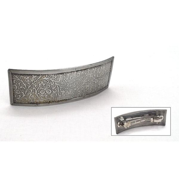 FERMA CAPELLI INDIRA IN OTTONE PLACCATO ARGENTO | HUBM341126151619