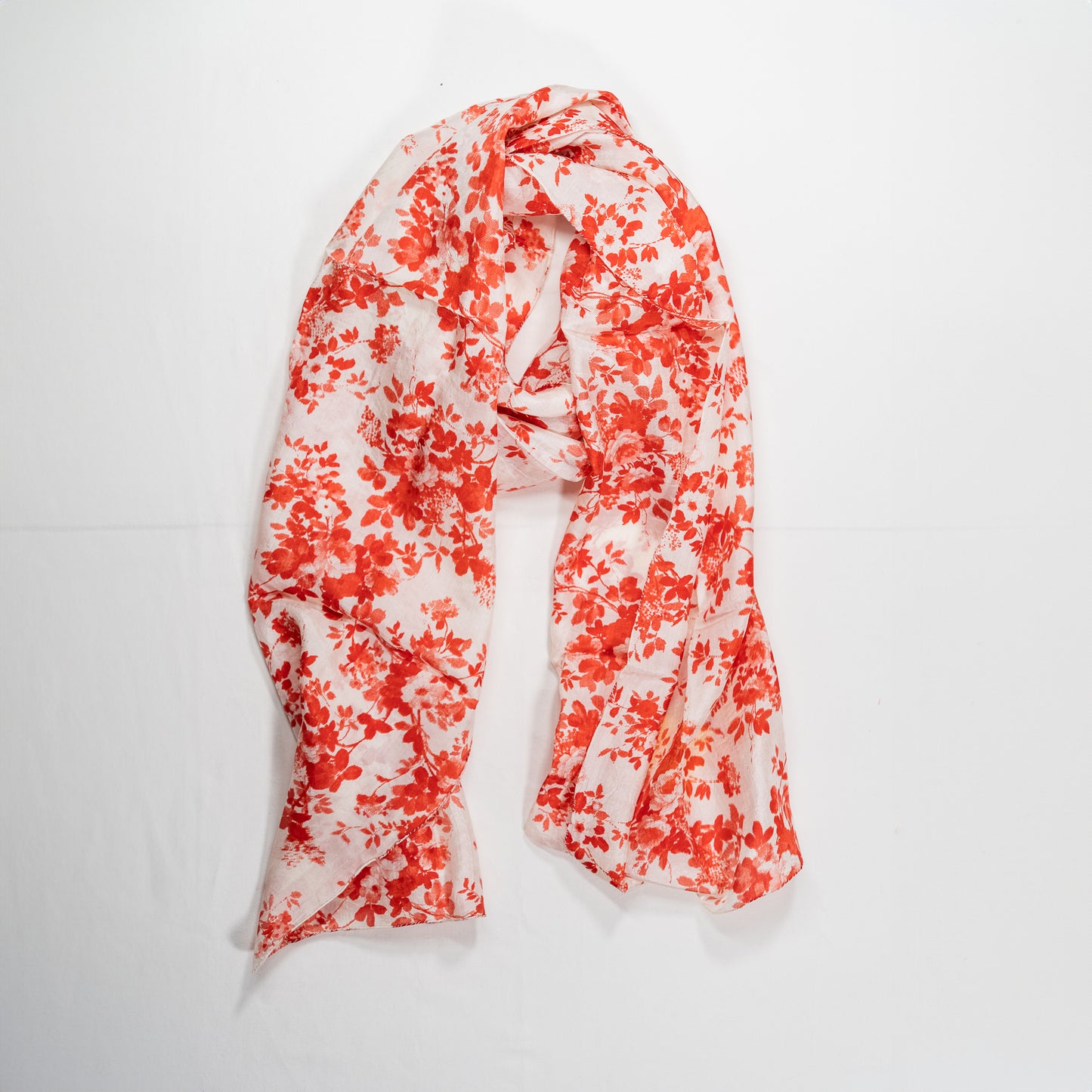 Stola Lavia rossa seta OnEarth Altromercato