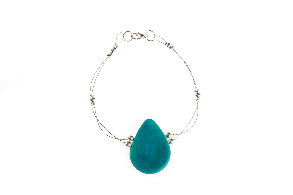 BRACCIALE NEMA TAGUA VERDE ACQUA | COD HUBM373342007511