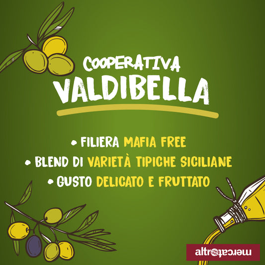 OLIO EXTRA VERGINE DI OLIVA IN LATTA BIO - VALDIBELLA | COD 1211 | 3lt