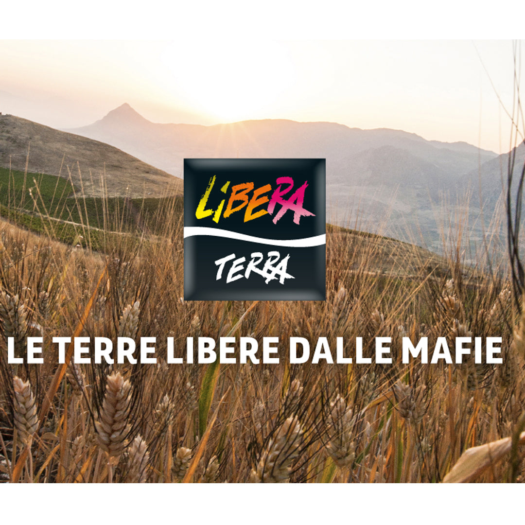 BOMBONIERA SOLIDALE GASTRONOMICA VINO BIANCO O ROSSO CANTINA CENTOPASSI LIBERA | COD. D01 |