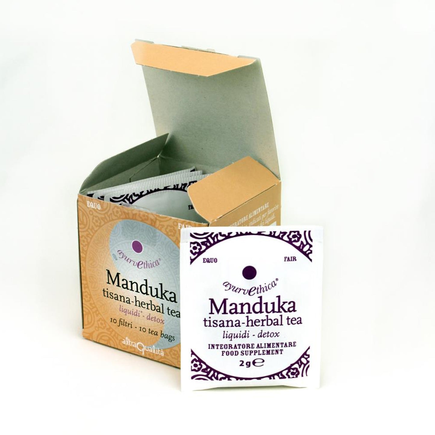 MANDUKA TISANA AYURVETHICA DIURETICA IN BUSTINE | COD. AL0050010 | 10 filtri