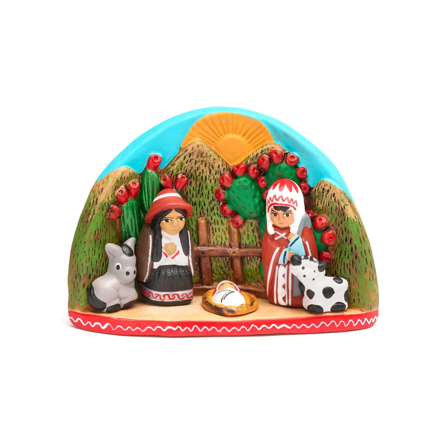 PRESEPE PAESAGGIO AYACUCHO, IN CERAMICA | COD. 6515