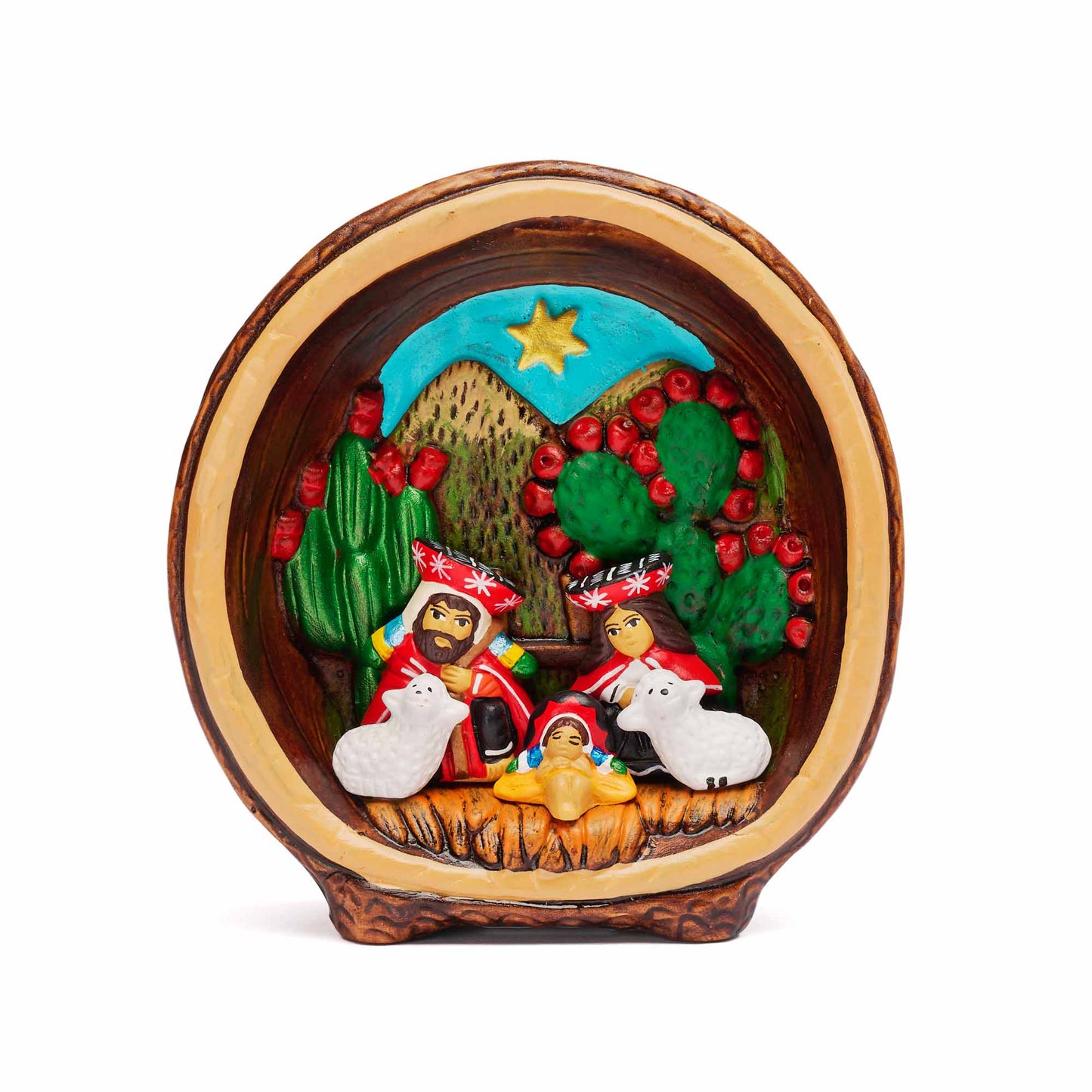 PRESEPE PAESAGGIO CUZCO CERAMICA | COD. 6516