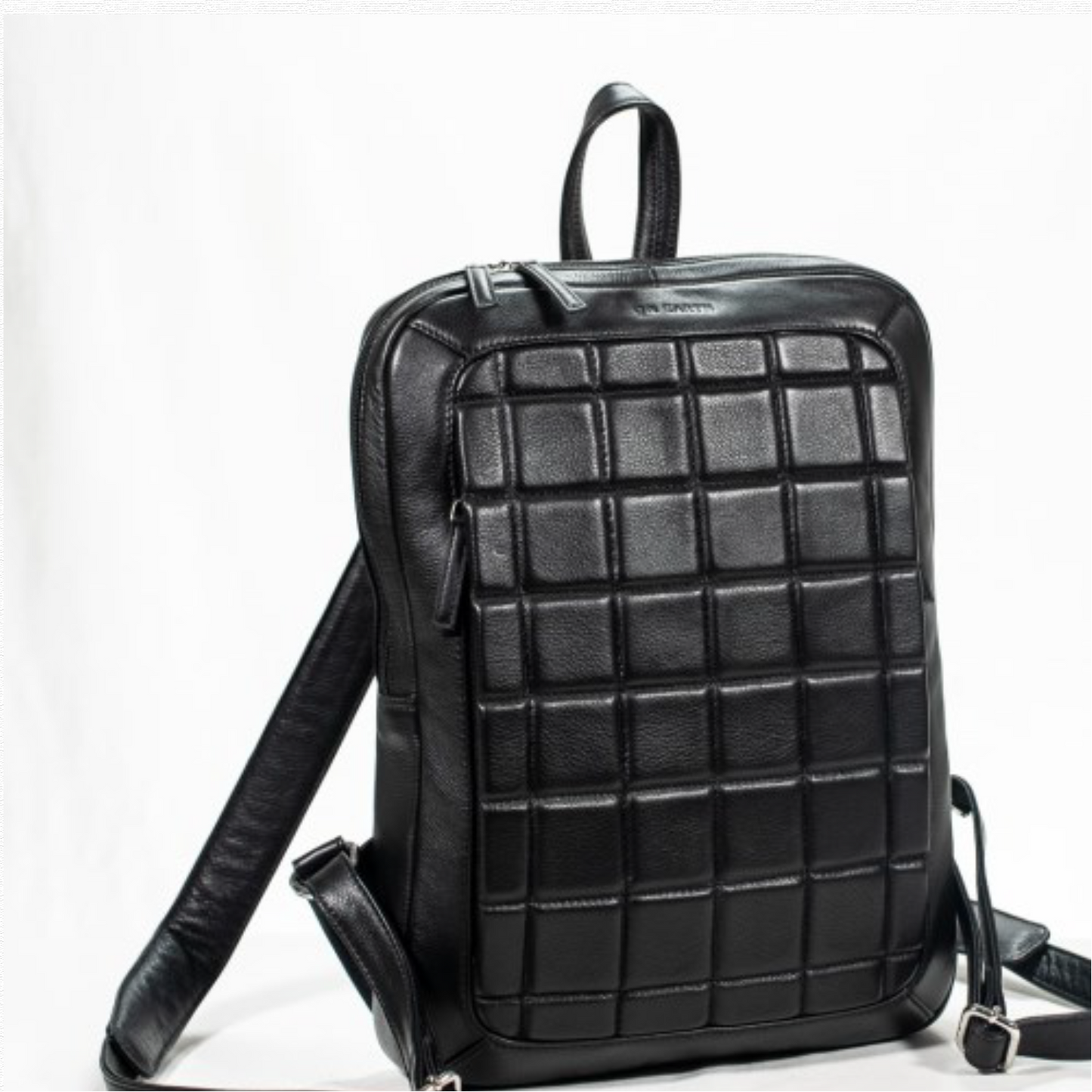 Zaino in pelle nero Bristol – Zaino artigianale uomo donna