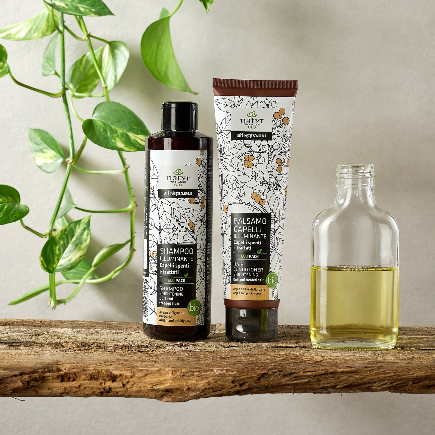 BALSAMO CAPELLI - ARGAN E FIGUE - CAPELLI SPENTI E TRATTATI - BIO | 150ml | COD. 3899
