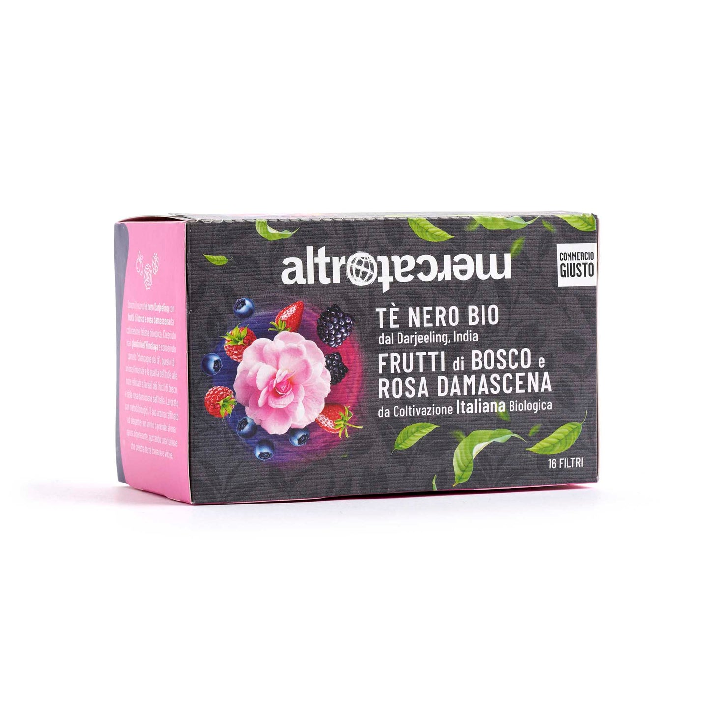 TÈ NERO DARJEELING FRUTTI DI BOSCO E ROSA DAMESCENA- BIO | COD 7121 16 FILTRI