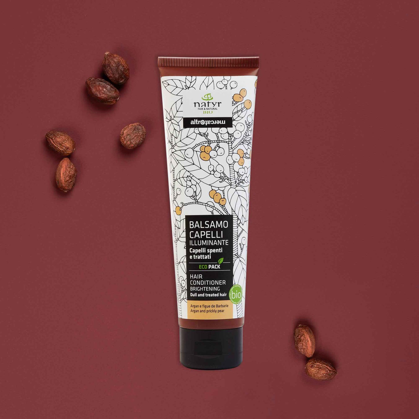 BALSAMO CAPELLI - ARGAN E FIGUE - CAPELLI SPENTI E TRATTATI - BIO | 150ml | COD. 3899
