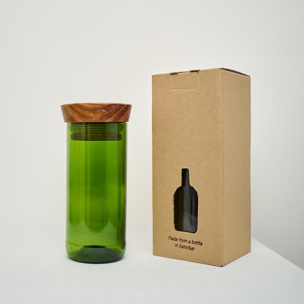 BARATTOLO MDALASINI VETRO VERDE SCURO | COD HUBAQTZ0010807