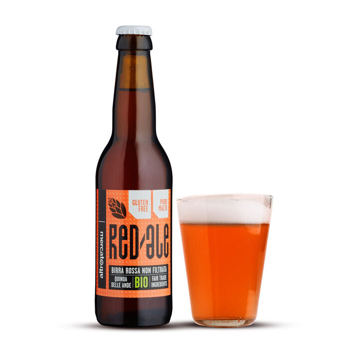 BIRRA ROSSA RED ALE ALLA QUINOA SENZA GLUTINE - BIO | COD. 1085 | 330 ml
