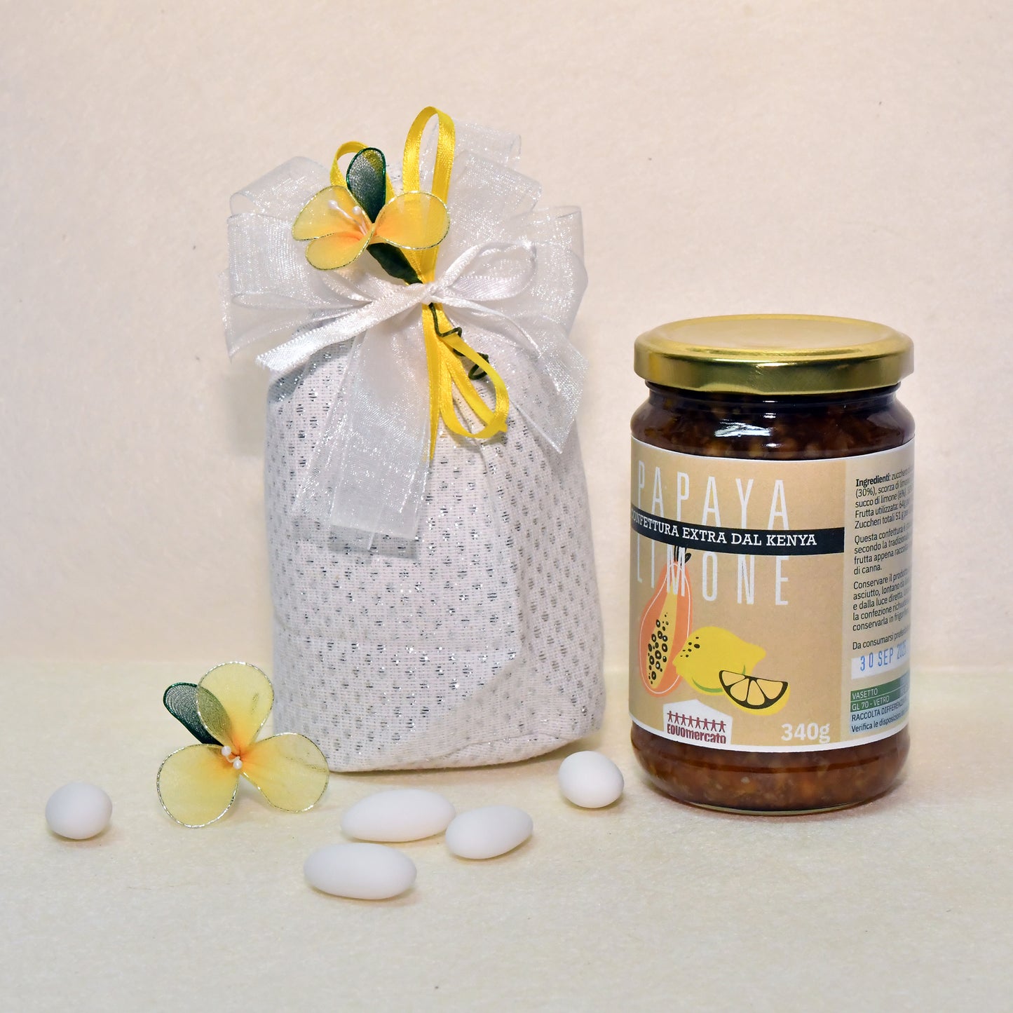 CONFETTURA EXTRA PAPAYA E LIMONE 340 G | COD HUBEQ4030246