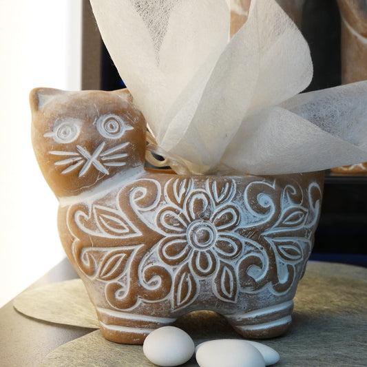VASETTO GATTO IN TERRACOTTA | COD 5346