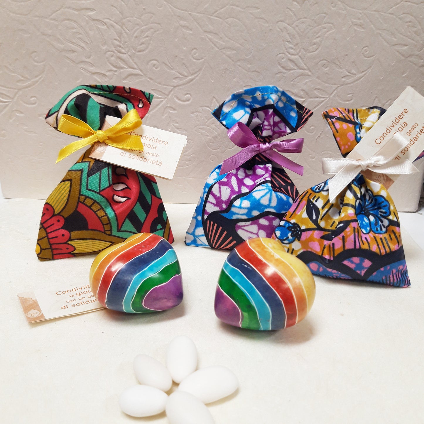 BOMBONIERA PRODOTTI E COLORI AFRICANI | COD C30