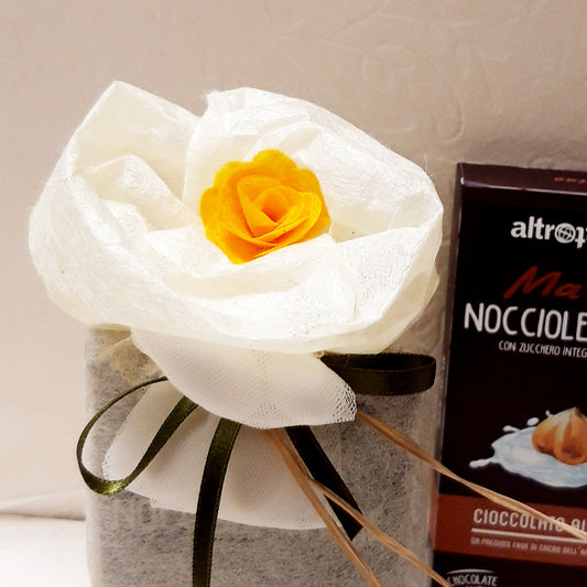 BOMBONIERA SOLIDALE GASTRONOMICA CIOCCOLATO MASCAO ALTROMERCATO | COD. D07