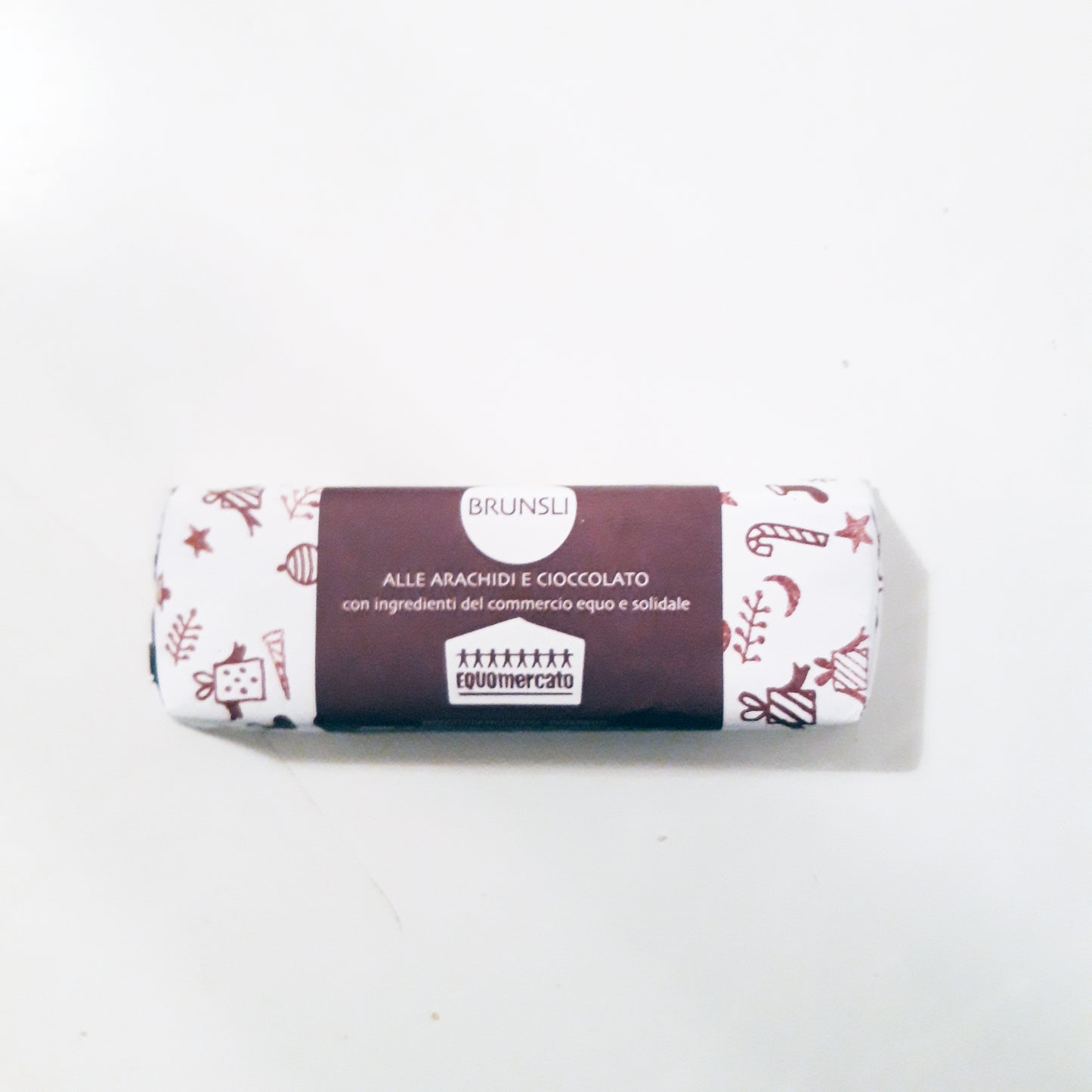 dolci di Natale equosolidale Brunsli alle arachidi e cioccolato