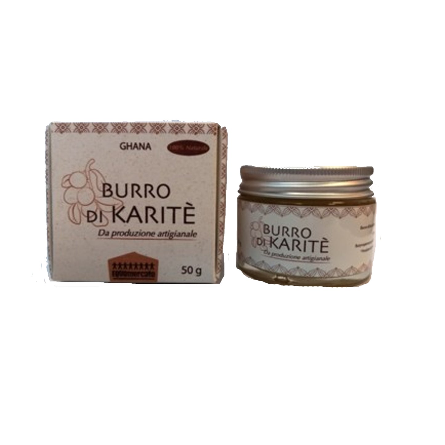 BURRO DI KARITE' GHANA - BIO  | 50 ml |COD. EQM5211000