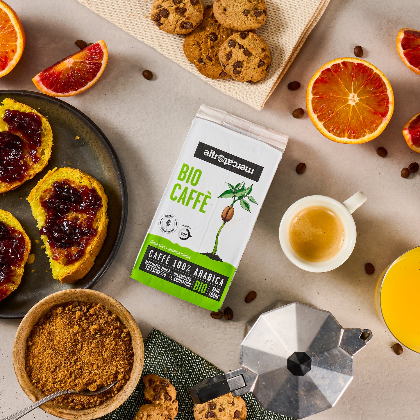 CAFFÈ 100% ARABICA MACINATO BIOCAFFÈ - BIO | COD. 385 | 250 g