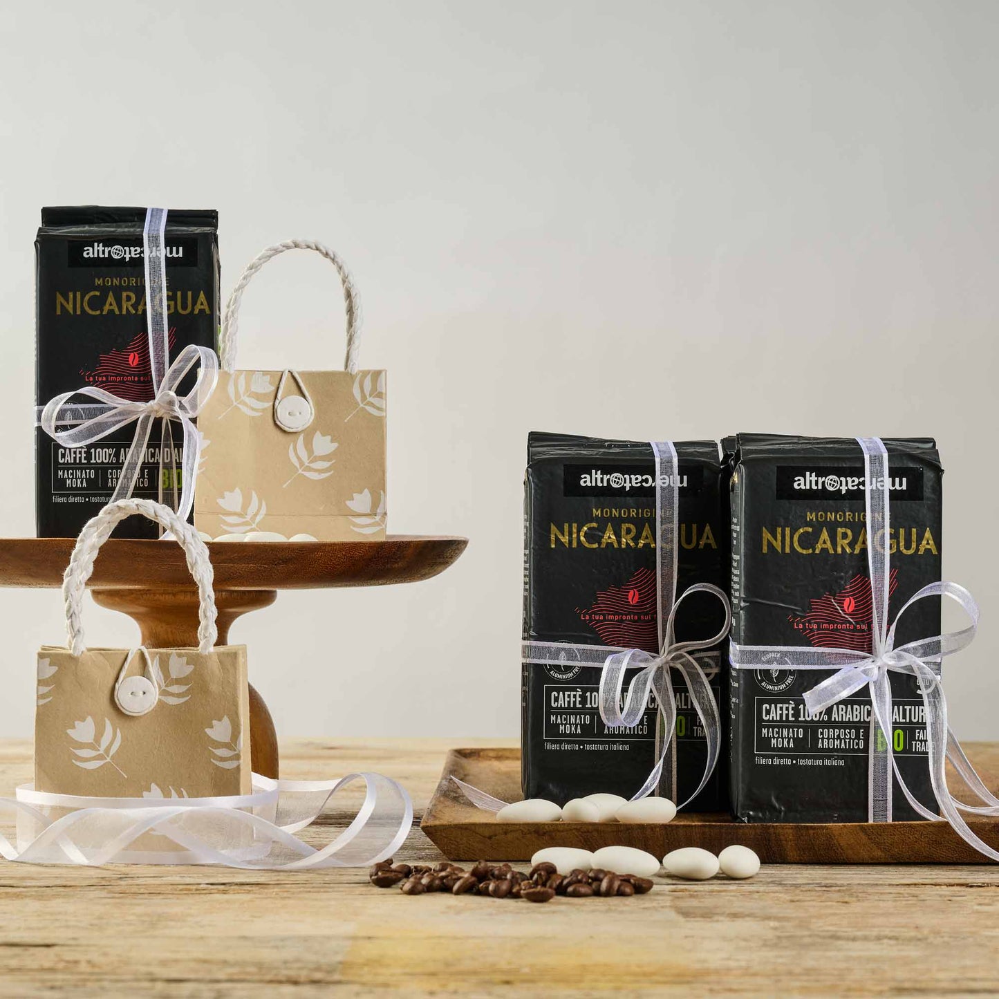 caffè 100% arabica Messico Biologico Equosolidale Altromercato Bomboniera solidale