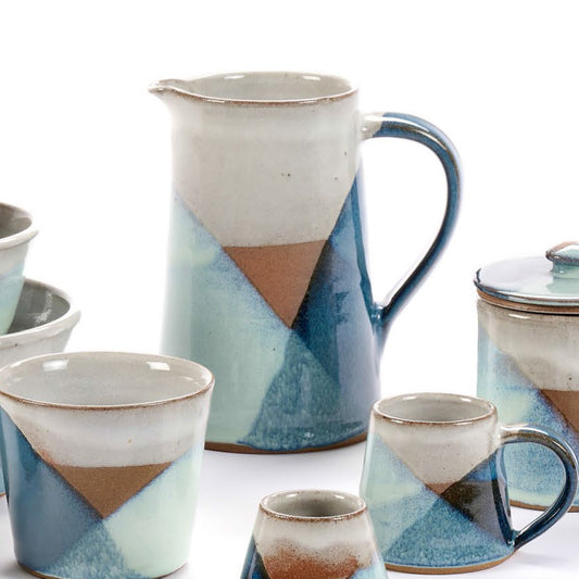 CARAFFA VOILE BLU IN GRES | COD 6930