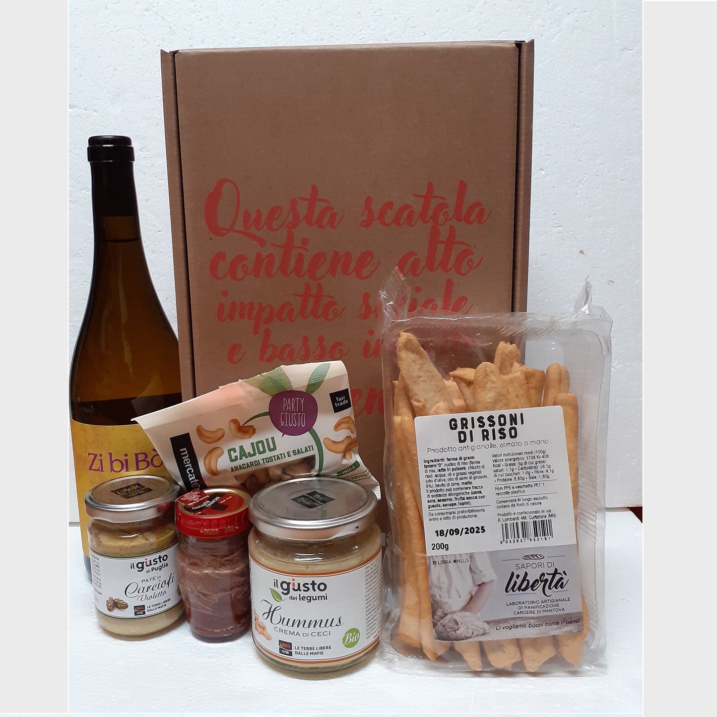 CESTO NATALIZIO APERITIVO IN COMPAGNIA | COD 25N08
