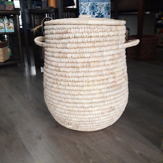 CESTO PORTABIANCHERIA RING FIBRA NATURALE | COD HUBEQ7280922