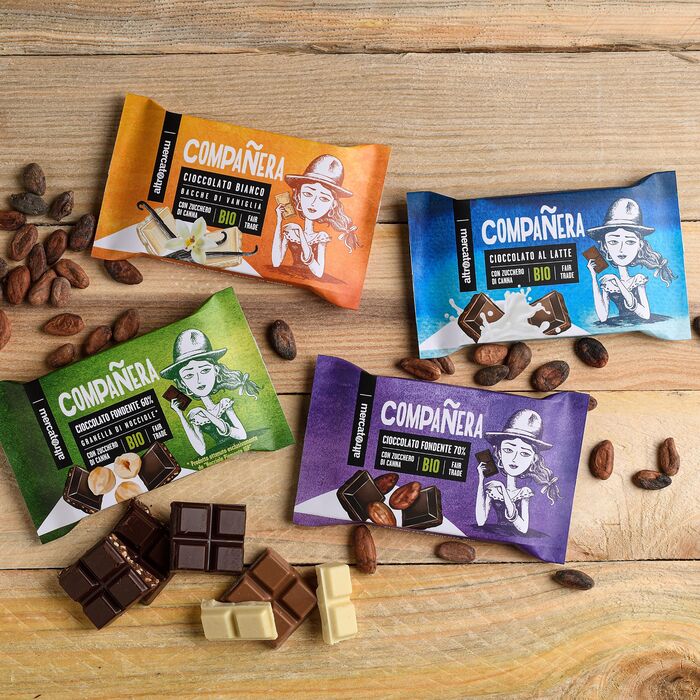 CIOCCOLATO COMPANERA AL LATTE - BIO | COD. 445 | 100 g
