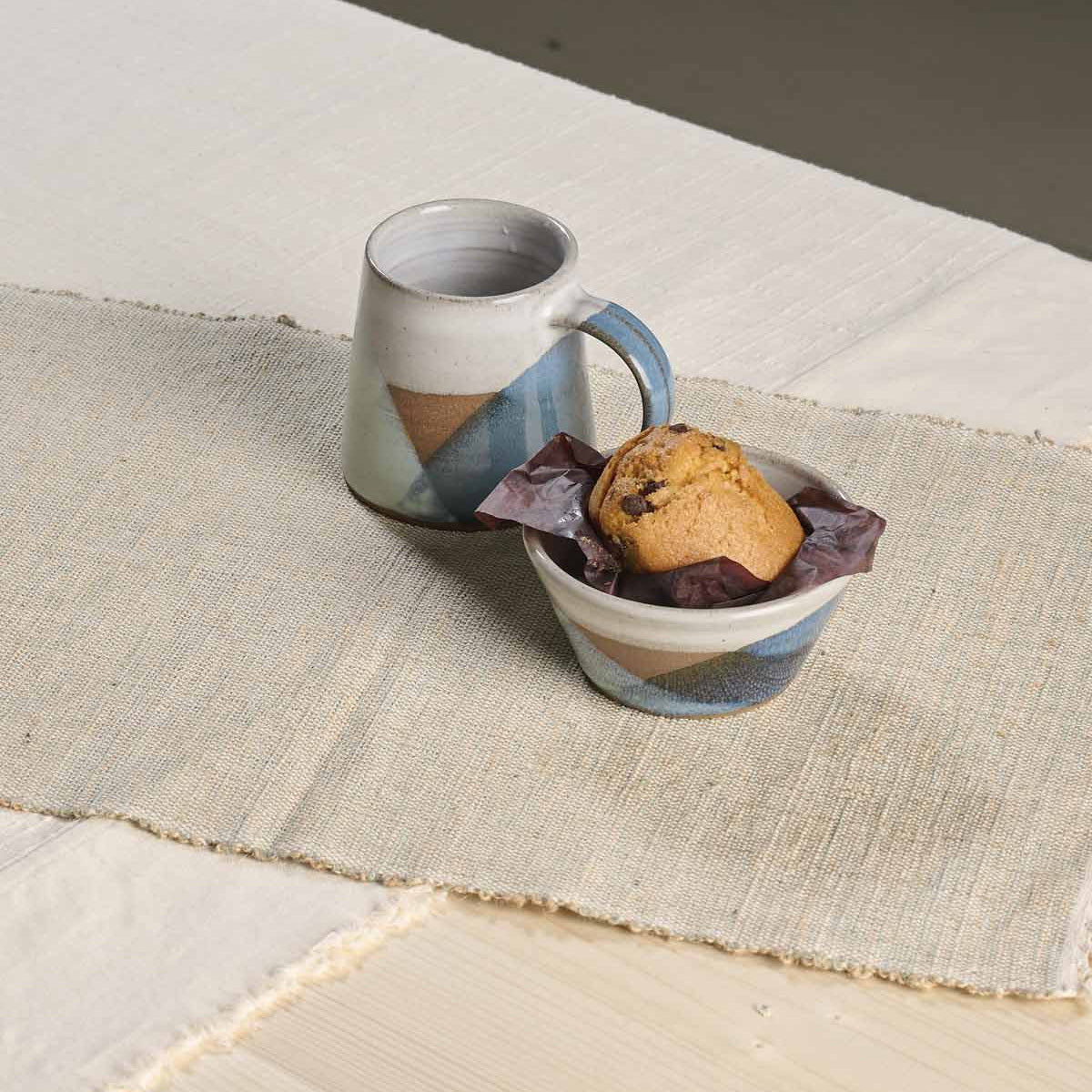 MUG VOILE BLU IN GRES | COD 6926