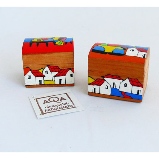 COFANETTO MINI IN LEGNO DECORATO | COD HUBAQMES0011201