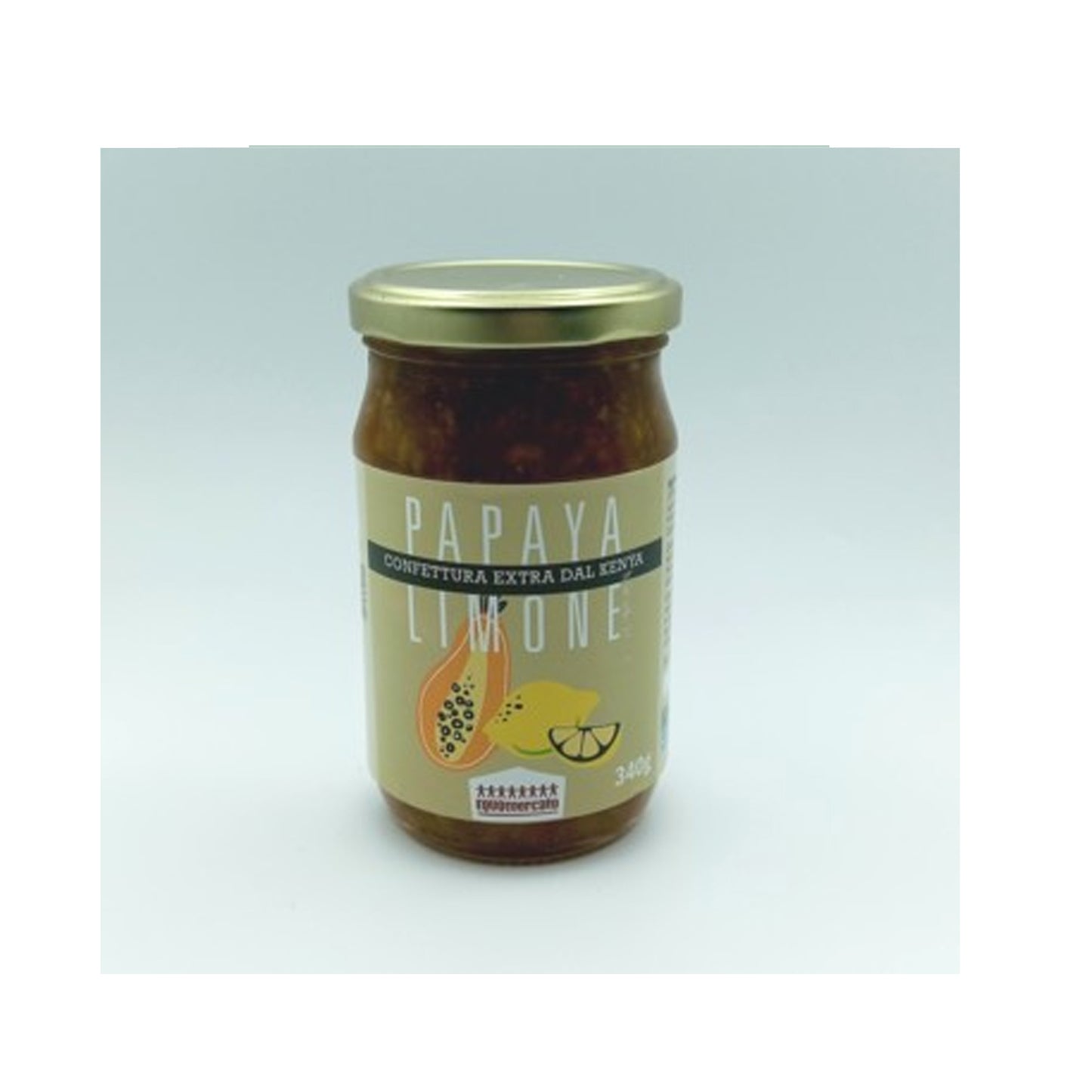 CONFETTURA EXTRA DI PAPAYA E LIMONE KENYA | COD. EQM4030227 | 340 g