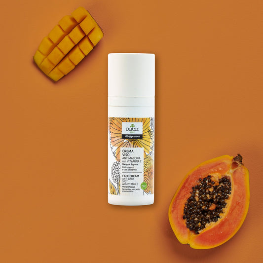 CREMA VISO ANTIMACCHIA - MANGO E PAPAYA BIO | 50 ml | COD. 5936