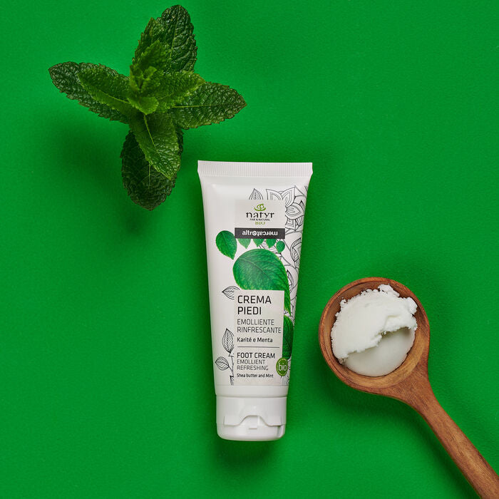 CREMA PIEDI - EMOLLIENTE. RINFRESCANTE - KARITE' E MENTA | 75ml | COD. 45539