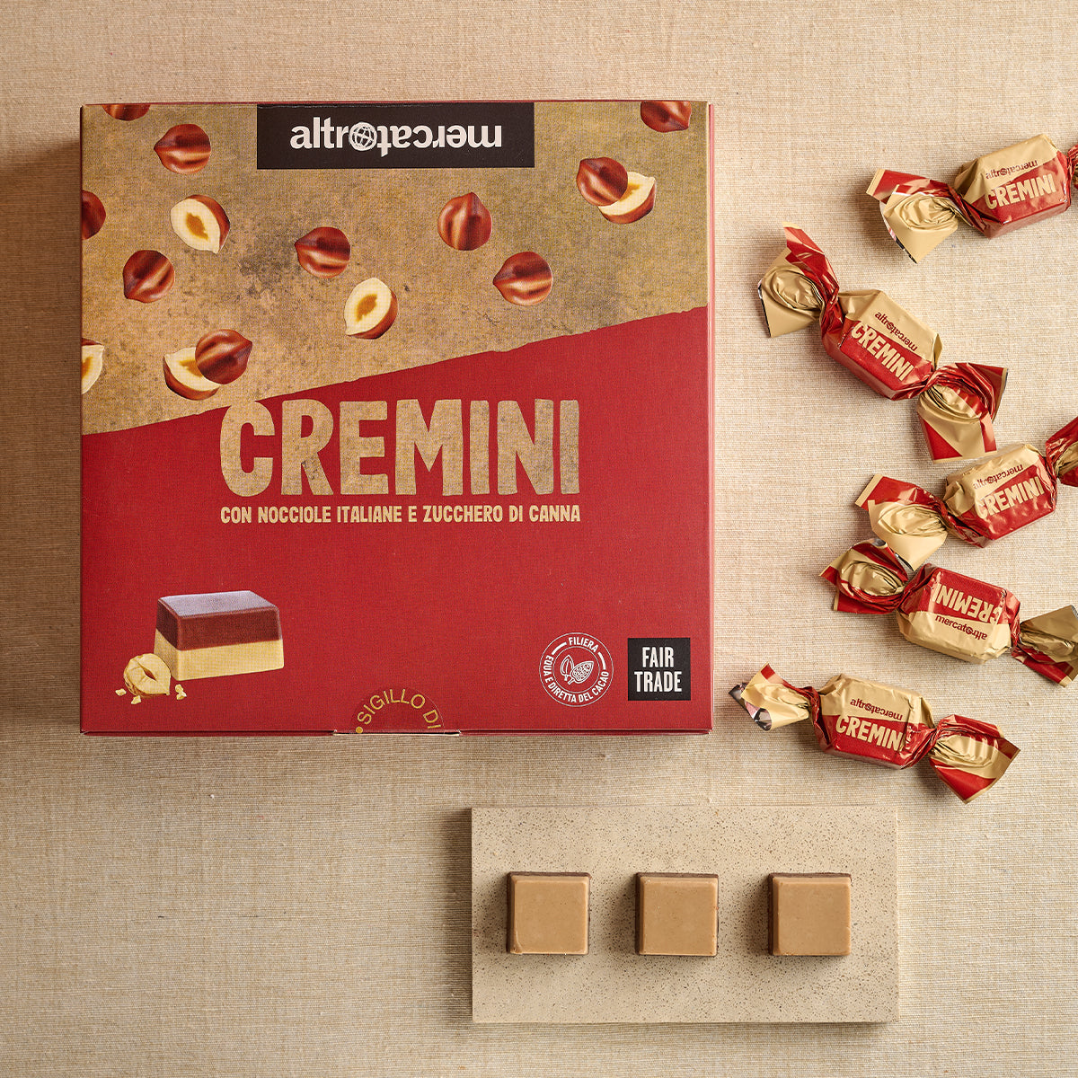 CREMINI CIOCCOLATINI ALLA NOCCIOLA| 250 g | COD 5074