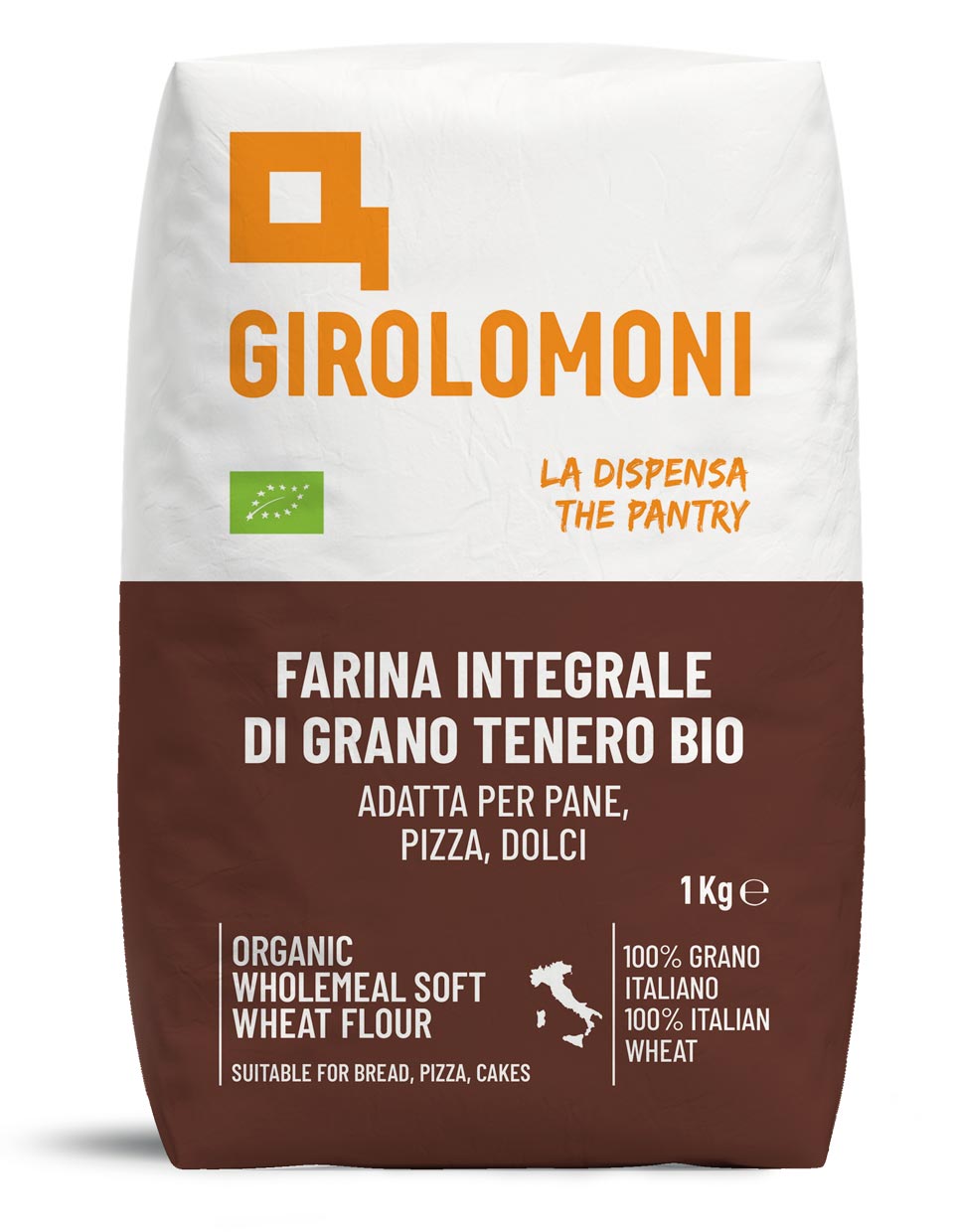 FARINA INTEGRALE GRANO TENERO GIROLOMONI BIO | COD. GIRFA152 | 1 kg