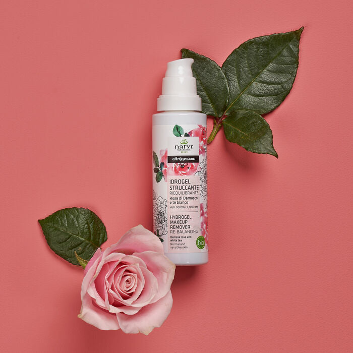 idrogel struccante alla rosa di Damasco Bio Natyr Cosmetico naturale