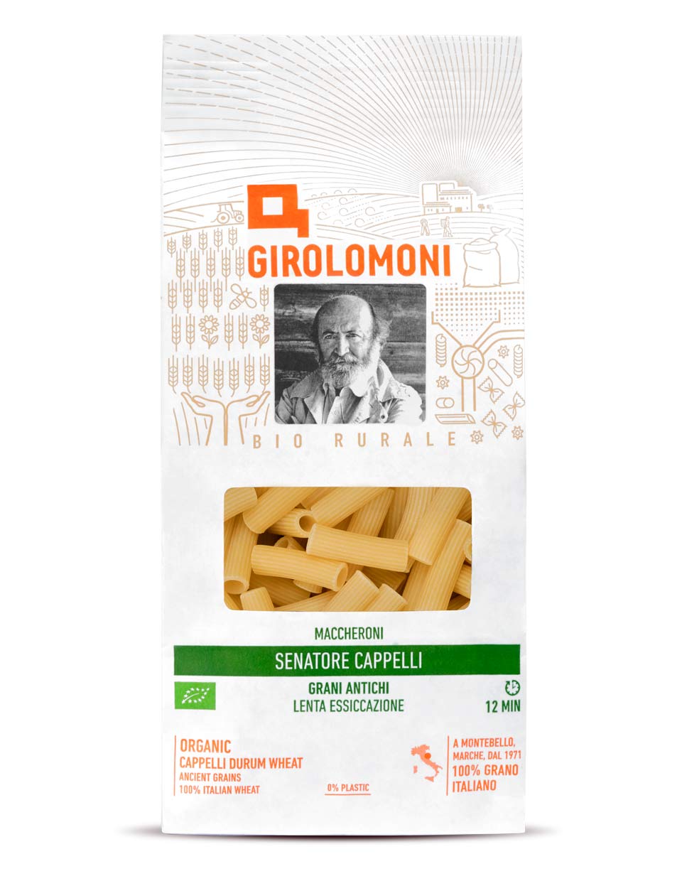 MACCHERONI GRANO DURO SENATORE CAPPELLI GIROLOMONI BIO | COD. 1176 | 500g