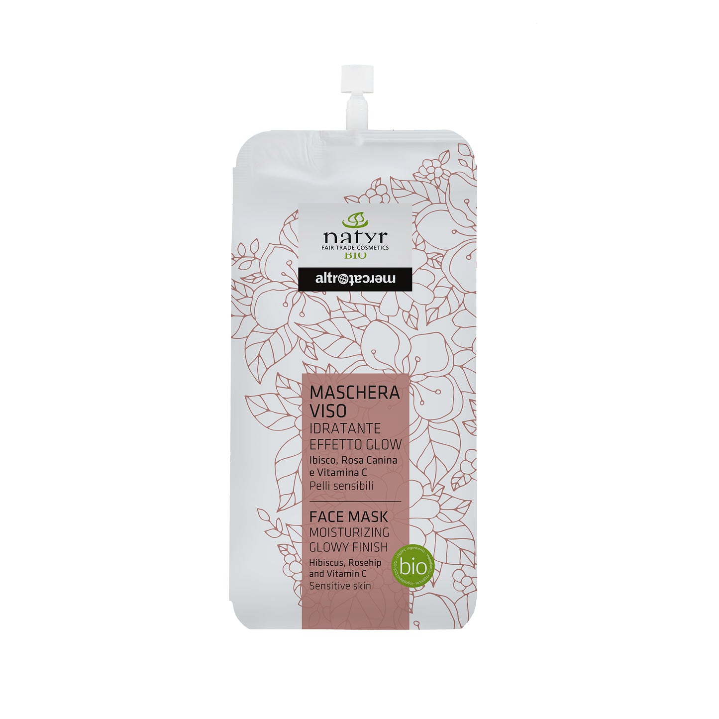 MASCHERA VISO ILLUMINANTE VISO IBISCO | 20 ml | COD. 6661