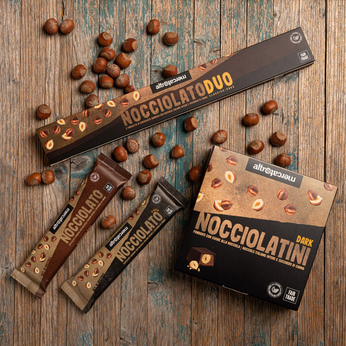 NOCCIOLATINI DARK CIOCCOLATINI FONDENTI ALLA NOCCIOLA| 250 g | COD 1273